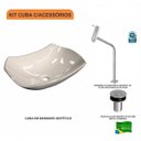 Ver imagem 3 de Kit Cuba L42 com Torneira Link 1062 Metal e Válvula Click 1''b Compace
