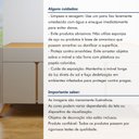 Ver imagem 4 de Buffet Arcus 4 Portas e 2 Gavetas 172 cm Off White/Naturalle - Mavaular