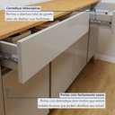 Ver imagem 3 de Buffet Arcus 4 Portas e 2 Gavetas 172 cm Off White/Naturalle - Mavaular