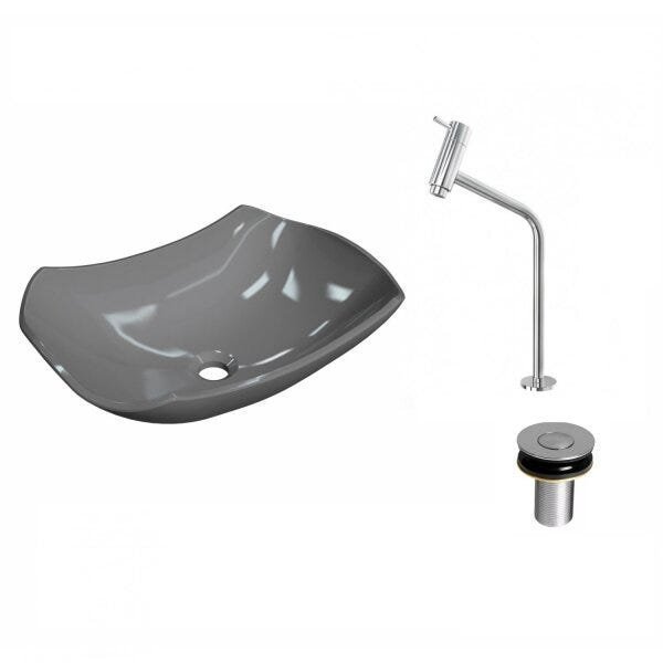 Kit Cuba L42 com Torneira Link 1062 Metal e Válvula Click 1''B Compace - 2