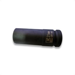 Soquete Longo de Impacto Sextavado 21mm X 1/2''pol em Aço - 3
