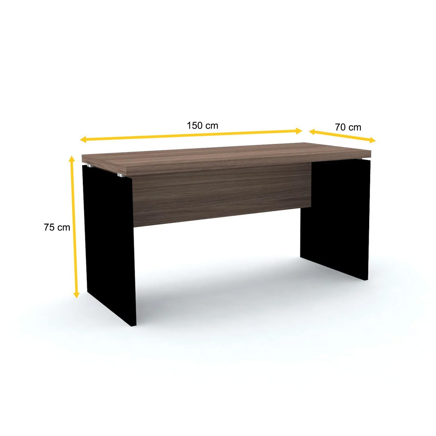 MESA P/ ESCRITÓRIO 150X70 PANDIN PE40 - WALNUT M1500PE40 - 2