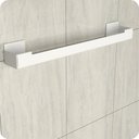 Ver imagem 2 de Porta Toalha De Banho Toalheiro Com Adesivo Branco ELG