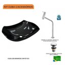 Ver imagem 3 de Kit Cuba L42 com Torneira Link 1062 Metal e Válvula Click 1''g Compace