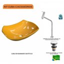 Ver imagem 3 de Kit Cuba L42 com Torneira Link 1062 Metal e Válvula Click 1 1/2" Compace