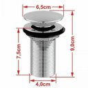 Ver mais imagens de Kit Cuba L42 com Torneira Link 1062 Metal e Válvula Click 1 1/2" Compace