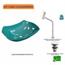 Ver imagem 3 de Kit Cuba L42 com Torneira Link 1062 Metal e Válvula Click 1 1/2" Compace