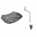 Ver imagem 2 de Kit Cuba L42 com Torneira Link 1062 Metal e Válvula Click 1 1/2" Compace