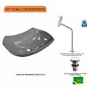Ver imagem 3 de Kit Cuba L42 com Torneira Link 1062 Metal e Válvula Click 1 1/2" Compace