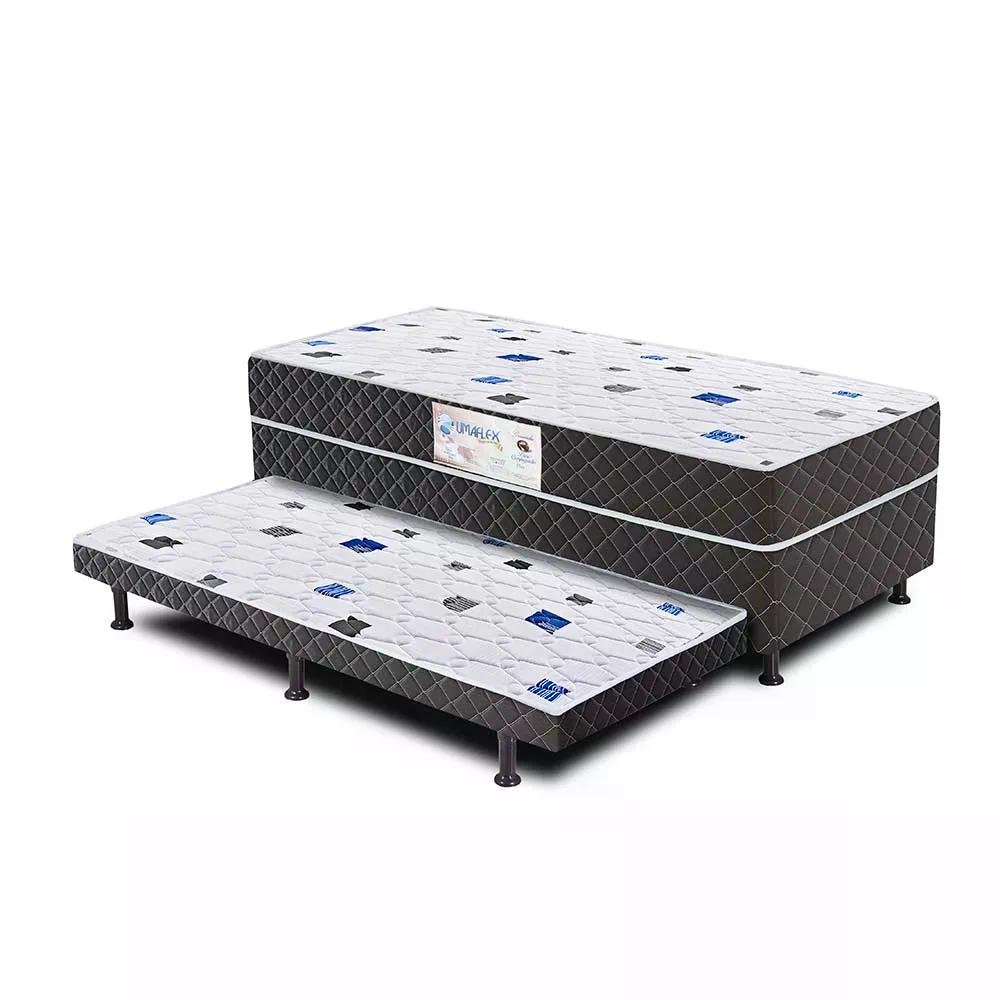 Cama Box Conjugado Madri Plus 88x188 com Cama Auxiliar Umaflex