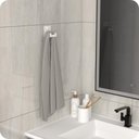 Ver imagem 2 de Gancho de Parede Toalha Cabide Banheiro Branco ELG