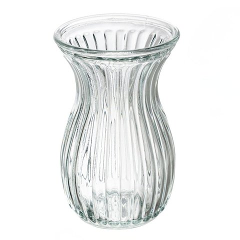 Vaso de Vidro Redondo Petúnia 14x9,5cm Transparente – Elegância e Versatilidade para Sua Decoração
