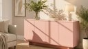 Ver imagem 2 de Buffet Aparador 4 Portas Moderno 120cm Sal Rosa