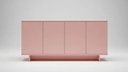 Ver imagem 3 de Buffet Aparador 4 Portas Moderno 120cm Sal Rosa