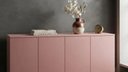 Ver imagem 4 de Buffet Aparador 4 Portas Moderno 120cm Sal Rosa