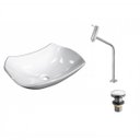 Ver imagem 2 de Kit Cuba L42 com Torneira Link 1062 Metal e Válvula Click 1 1/2" Compace