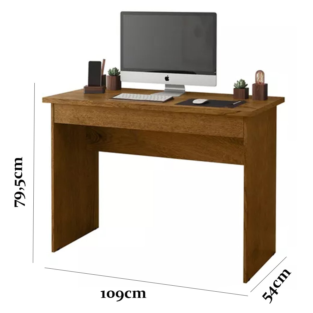 Kit Home Office Mesa de Estudo e Cadeira Giratório Digo.casa - 3