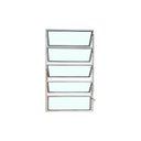 Ver imagem 2 de Vitro Basculante 100x60 Alumínio Branco Vidro Liso