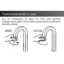 Ver imagem 7 de Torneira Banheiro Lav. Quadrada Preto Black Pratica Clean