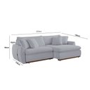 Ver imagem 2 de Sofá Cama 210 Cm Braço 15 Cm Retrátil e Reclinável Inova Meu Sofá Online