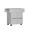 Ver imagem 6 de Mesa Tampo Dobrável 4 Bancos Nova Mobile Branco