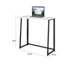 Ver imagem 3 de Escrivaninha Dobrável Fit Prática Home Office Escritório