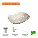 Ver imagem 3 de Kit Cuba L42 com Válvula 1" + Sifão Pvc e Flexível Compace