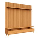 Ver imagem 2 de Rack com Painel Ripado para Tv até 85 Polegadas 230x250cm 100% Mdf Yucca CabeCasa MadeiraOriginals
