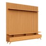 Rack com Painel Ripado para Tv até 85 Polegadas 230x250cm 100% Mdf Yucca CabeCasa MadeiraOriginals - 2