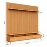 Rack com Painel Ripado para Tv até 85 Polegadas 230x250cm 100% Mdf Yucca CabeCasa MadeiraOriginals - 3