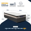 Ver imagem 3 de Cama Box com Colchão Gazin de Espuma D33 Pillow In Force Mid Solteiro 88cm