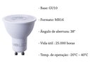 Ver imagem 3 de 11 Lampada Led Mr16 Dicroica 6W 3000k Branco Quente Lup06