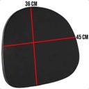 Ver imagem 2 de Kit C/ 5 Encosto Cadeira Executiva em Tecido Verde e Preto