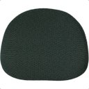 Ver imagem 5 de Kit C/ 5 Encosto Cadeira Executiva em Tecido Verde e Preto