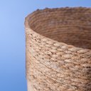 Ver imagem 3 de Cesto Organizador Redondo 32cm de Palha Seagrass e Corda - Oikos
