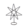 Heptagrama em Ferro 30cm Estrela de 7 Pontas - 1