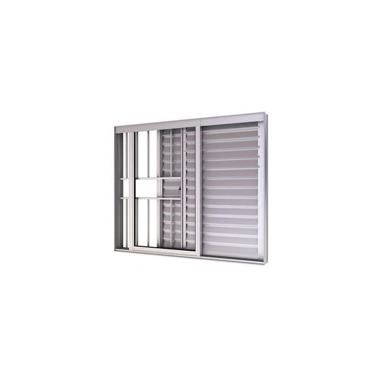 VENEZIANA 3 FOLHAS C/GRADE - BRILHANTE 1,00 X 1,00