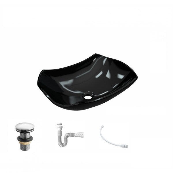 Kit Cuba L42 com Válvula Click 1''G + Sifão Pvc e Flexível Compace - 2