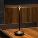 Ver imagem 4 de Luminaria de Mesa Led 3 Tons Controle de Intensidade Abajur Usb Bateria Recarregavel Casa Quarto Cab