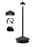 Luminaria de Mesa Led 3 Tons Controle de Intensidade Abajur Usb Bateria Recarregavel Casa Quarto Cab - 6
