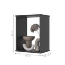 Ver imagem 2 de Estante de 1 Nicho Hungria Preto Onix