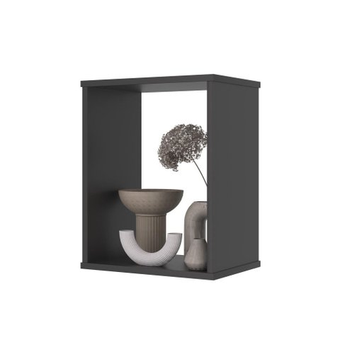 Estante de 1 Nicho Hungria Preto Onix