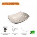 Ver imagem 3 de Kit Cuba L42 com Válvula Click 1 1/2'' + Sifão Pvc e Flexível Compace