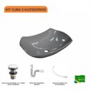 Ver imagem 3 de Kit Cuba L42 com Válvula Click 1 1/2'' + Sifão Pvc e Flexível Compace