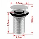 Ver mais imagens de Kit Cuba L42 com Válvula Click 1 1/2'' + Sifão Pvc e Flexível Compace