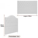Ver imagem 3 de Cabeceira para Cama Box Queen 160cm Balence Bouclé Off White - Sallar Home