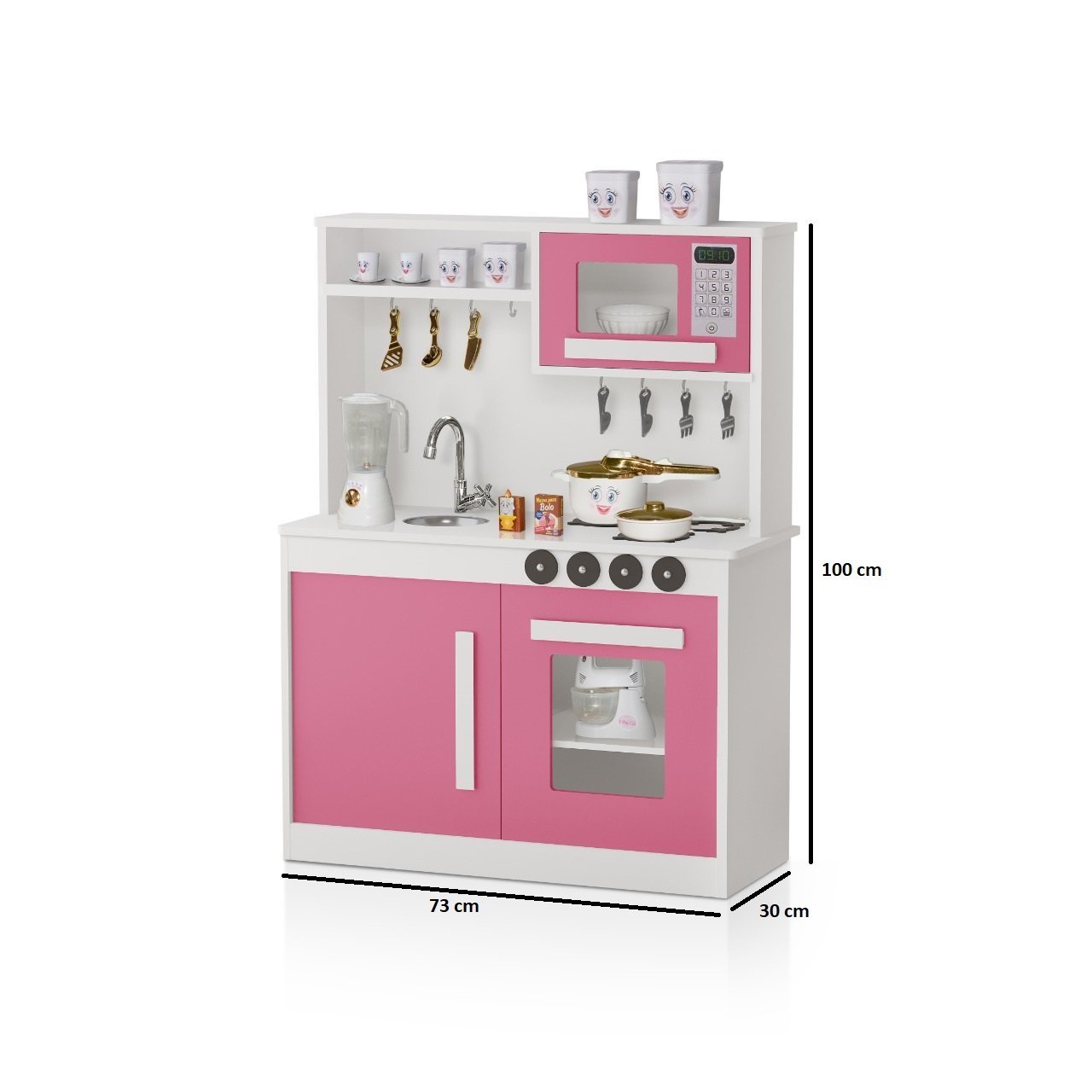 Cozinha Infantil Perfeita MDF Rosa - 3