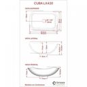 Ver imagem 5 de Kit Cuba L42 com Válvula Metal 1'' Compace