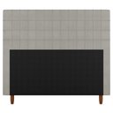 Ver imagem 2 de Cabeceira Cama Box Solteiro Parisis 90cm Veludo Bege - Desk Design