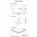 Ver imagem 5 de Kit Cuba L42 com Válvula Metal 1'' Compace